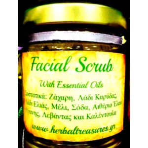 Facial scrub Organic cosmetics