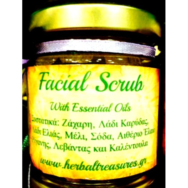 Facial scrub Organic cosmetics
